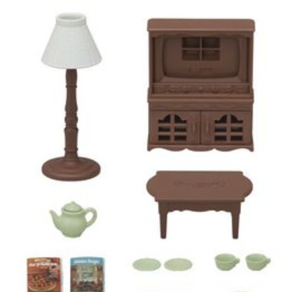 Calico Critters Lounging Living Room Set - Picture 3 of 8